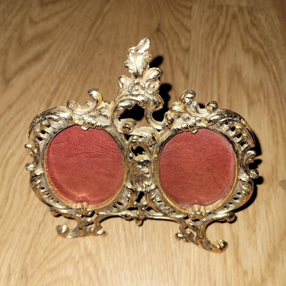 Vintage Brass Photo Frame
